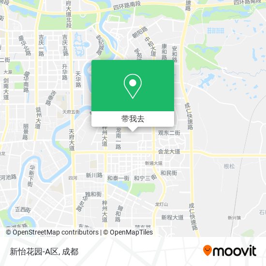 新怡花园-A区地图
