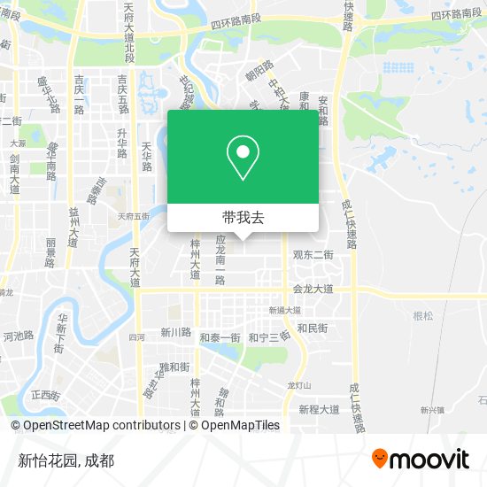 新怡花园地图