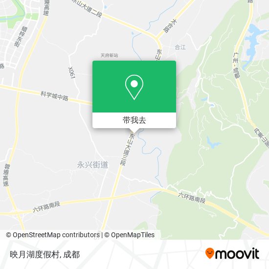 映月湖度假村地图