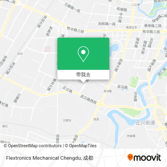Flextronics Mechanical Chengdu地图