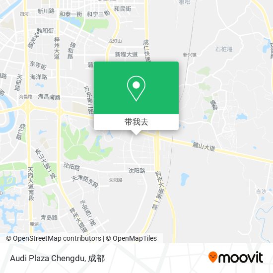 Audi Plaza Chengdu地图