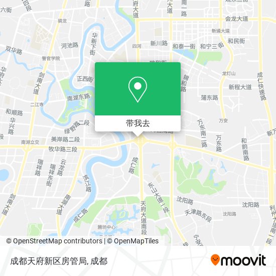 成都天府新区房管局地图
