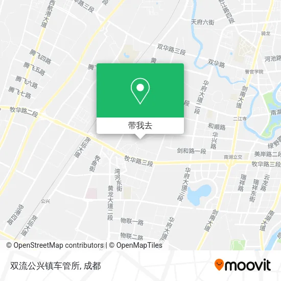 双流公兴镇车管所地图
