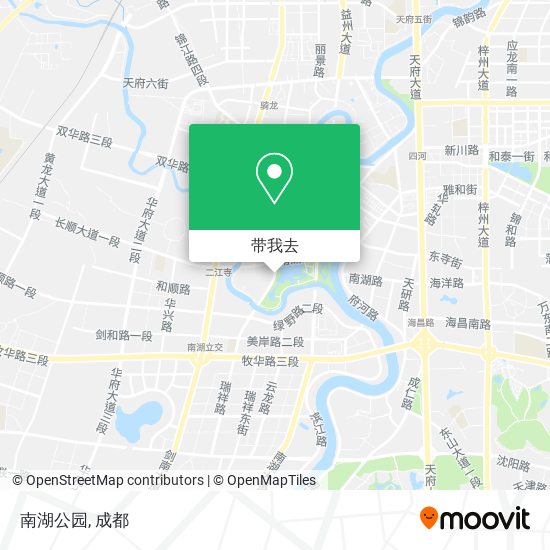 南湖公园地图