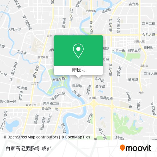 白家高记肥肠粉地图