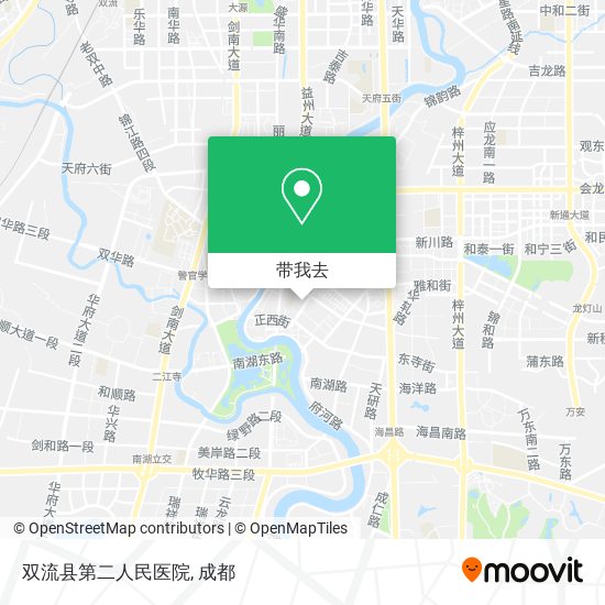 双流县第二人民医院地图