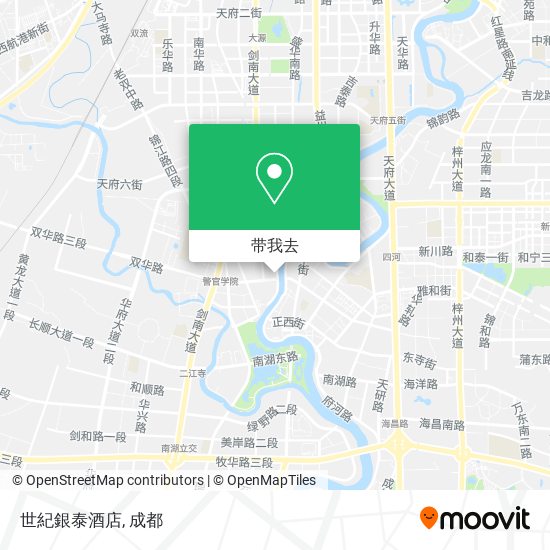 世紀銀泰酒店地图