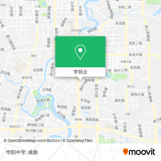 华阳中学地图