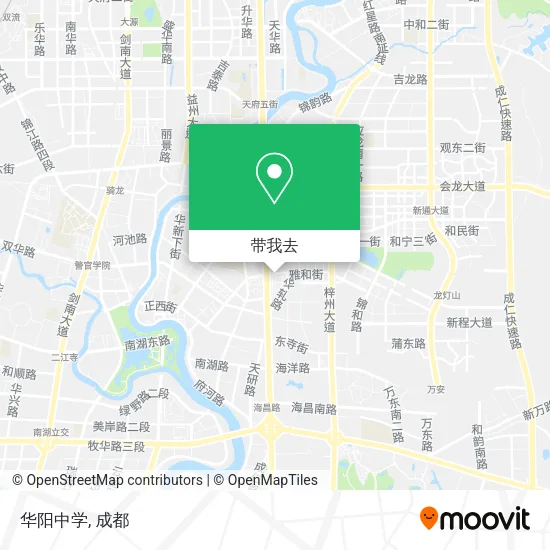 华阳中学地图