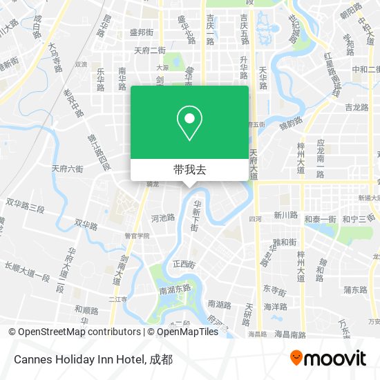 Cannes Holiday Inn Hotel地图