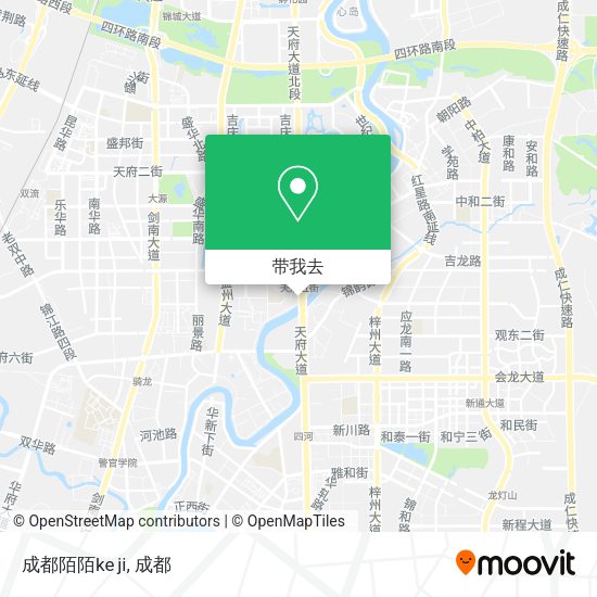 成都陌陌ke ji地图