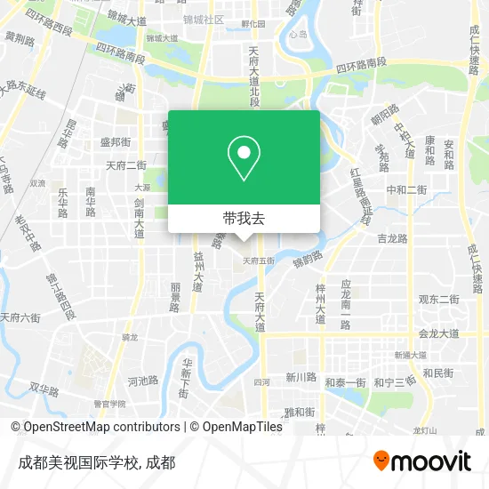成都美视国际学校地图