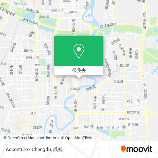 Accenture - Chengdu地图