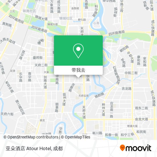 亚朵酒店 Atour Hotel地图