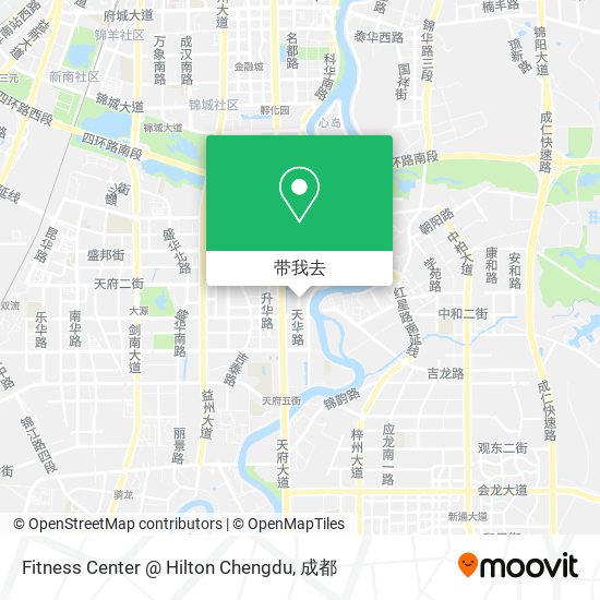 Fitness Center @ Hilton Chengdu地图