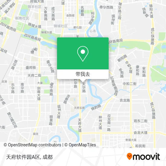 天府软件园A区地图