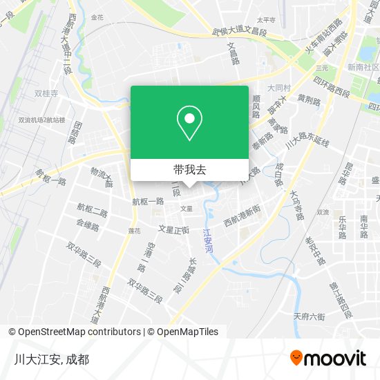 川大江安地图