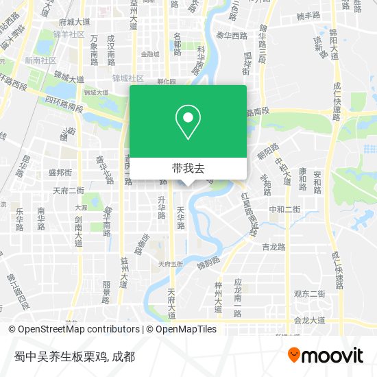 蜀中吴养生板栗鸡地图
