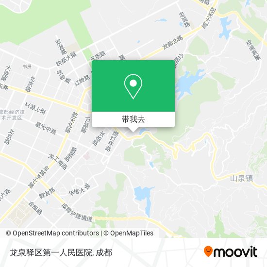 龙泉驿区第一人民医院地图