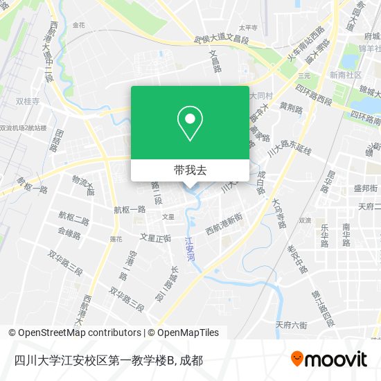 四川大学江安校区第一教学楼B地图