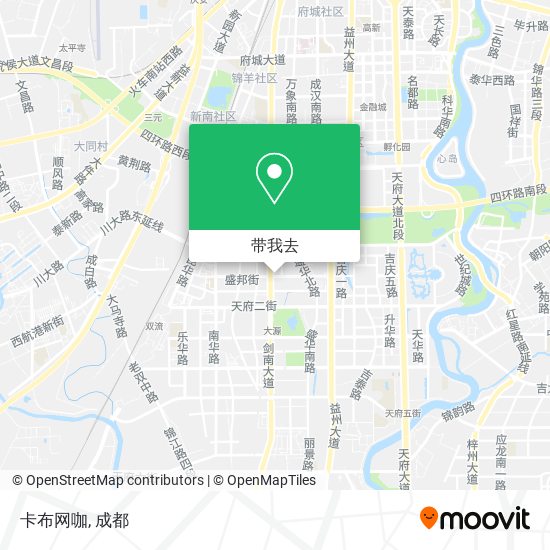 卡布网咖地图