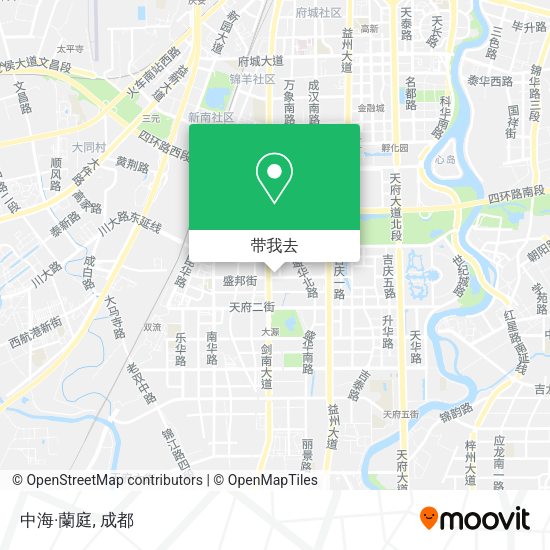 中海·蘭庭地图