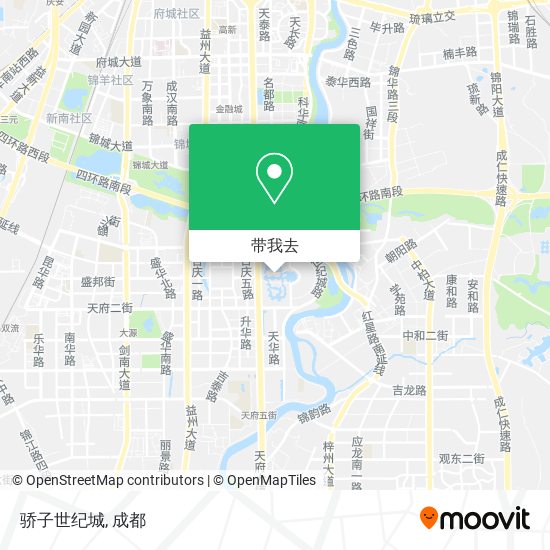 骄子世纪城地图