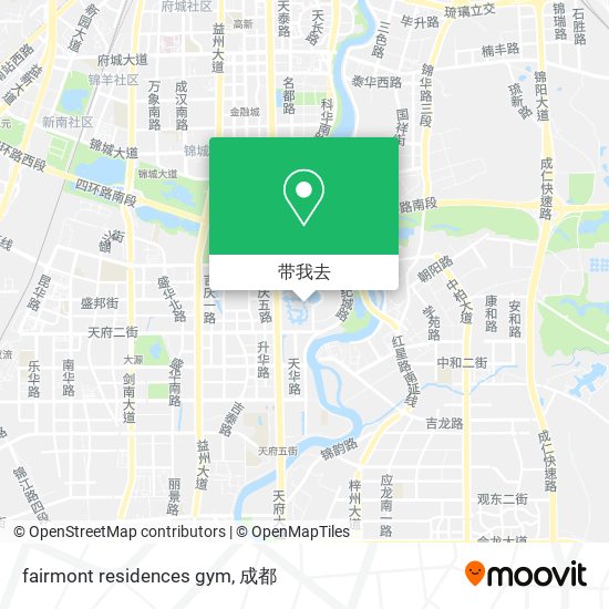 fairmont residences gym地图