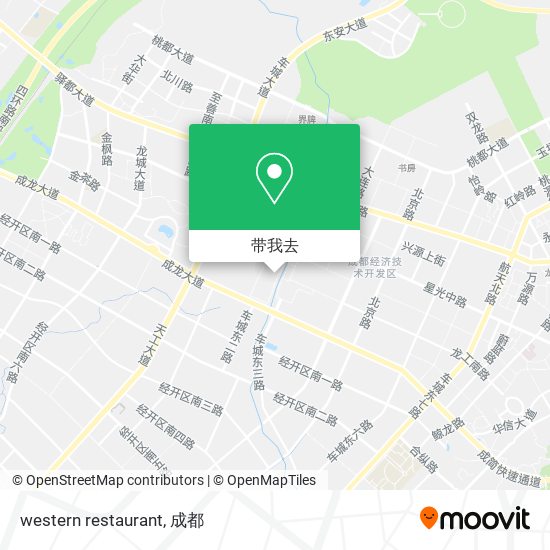 western restaurant地图