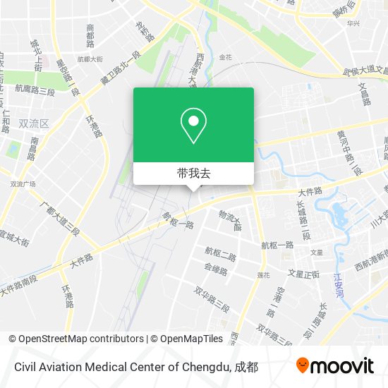 Civil Aviation Medical Center of Chengdu地图
