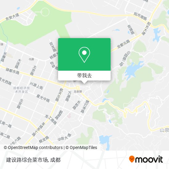 建设路综合菜市场地图