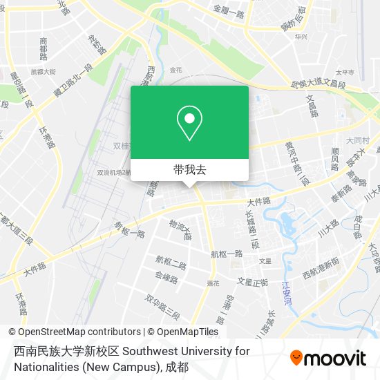 西南民族大学新校区 Southwest University for Nationalities (New Campus)地图