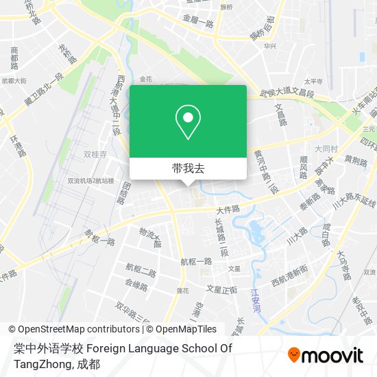 棠中外语学校 Foreign Language School Of TangZhong地图