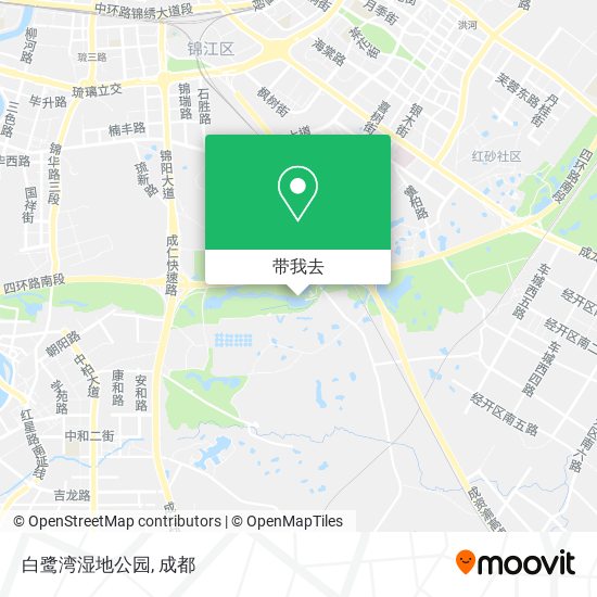 白鹭湾湿地公园地图