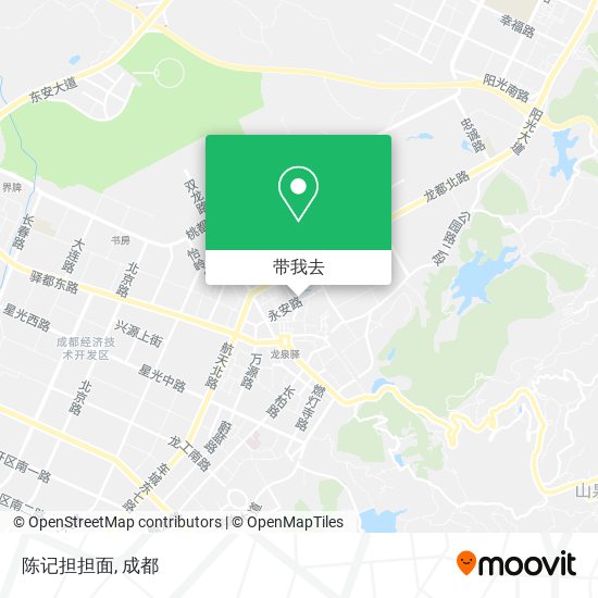 陈记担担面地图