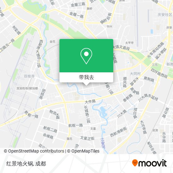 红景地火锅地图