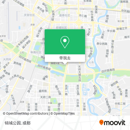 锦城公园地图