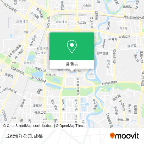 成都海洋公园地图