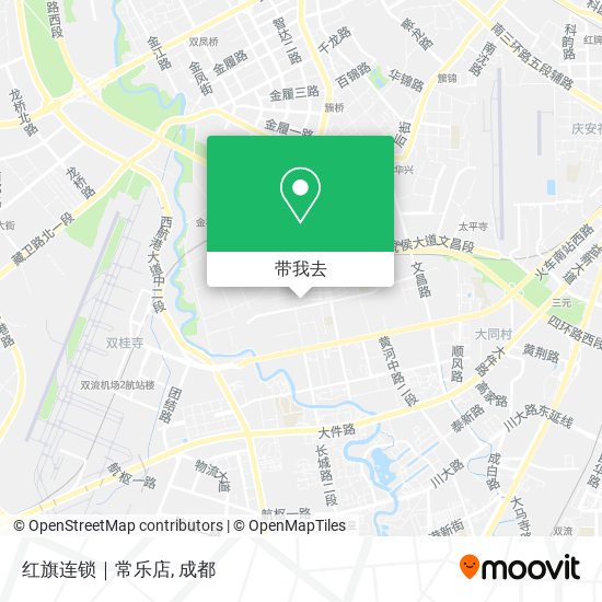 红旗连锁｜常乐店地图