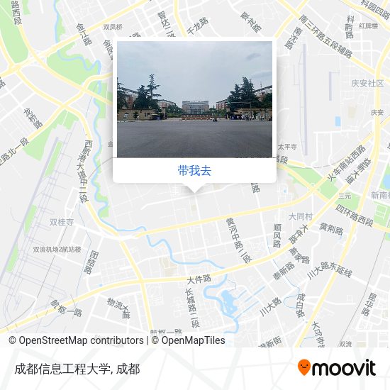 成都信息工程大学地图