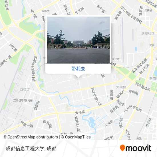 成都信息工程大学地图