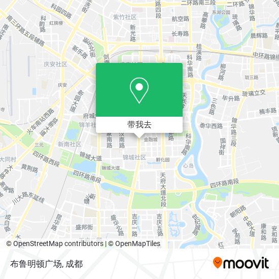 布鲁明顿广场地图