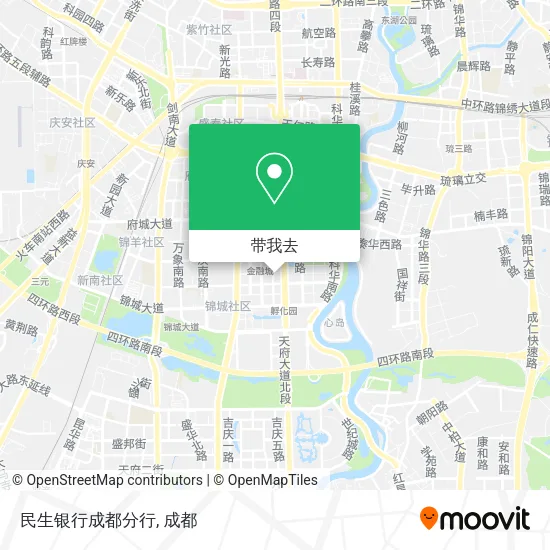 民生银行成都分行地图