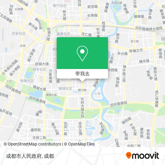 成都市人民政府地图