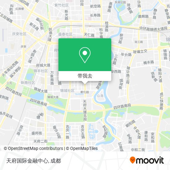 天府国际金融中心地图