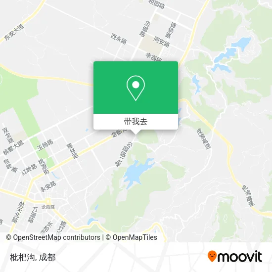 枇杷沟地图