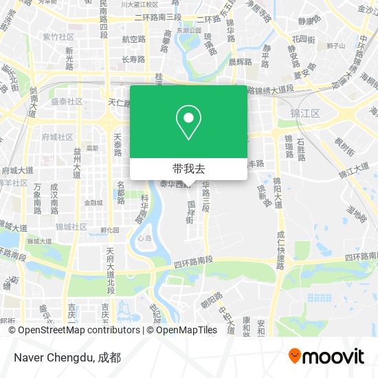 Naver  Chengdu地图
