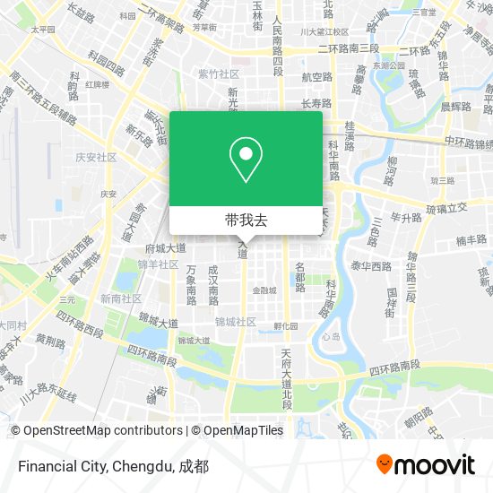 Financial City, Chengdu地图