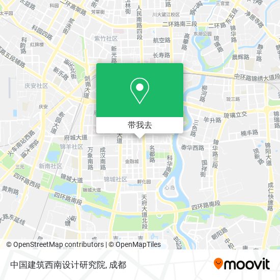 中国建筑西南设计研究院地图