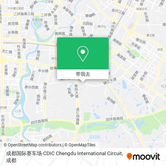 成都国际赛车场 CDIC Chengdu International Circuit地图